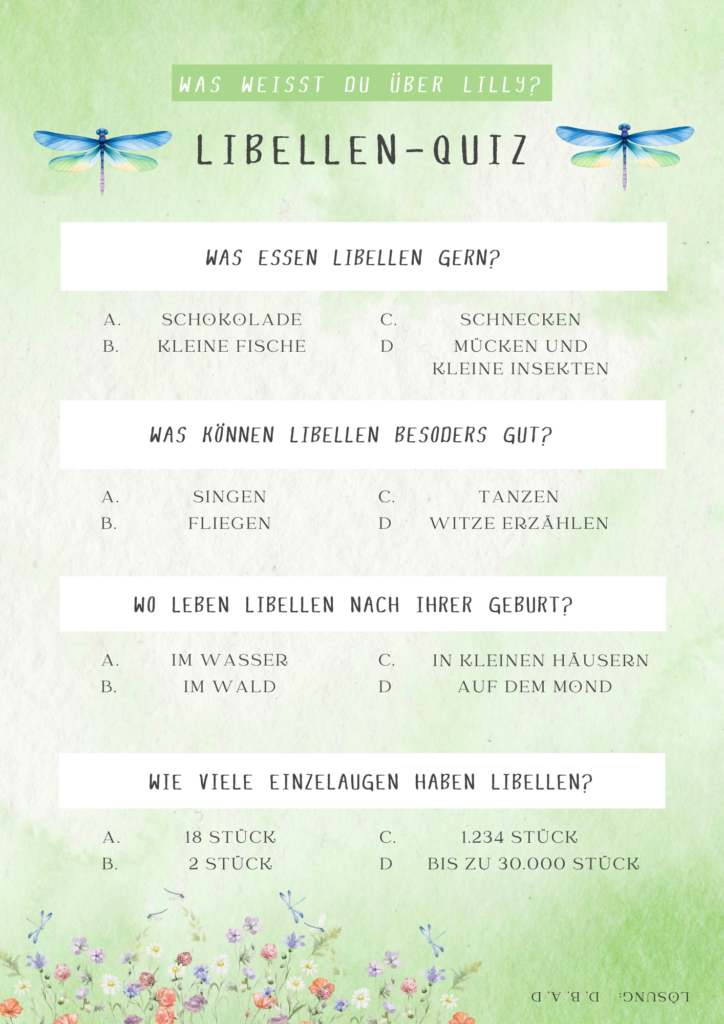 Libellen Quiz