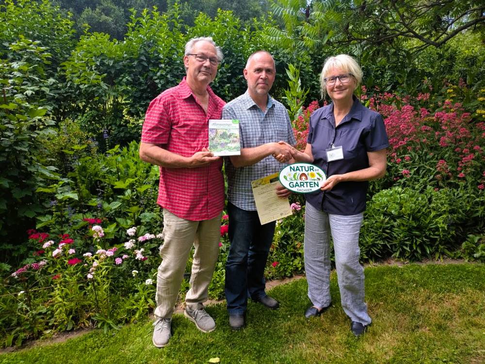 Übergabe der Plakette